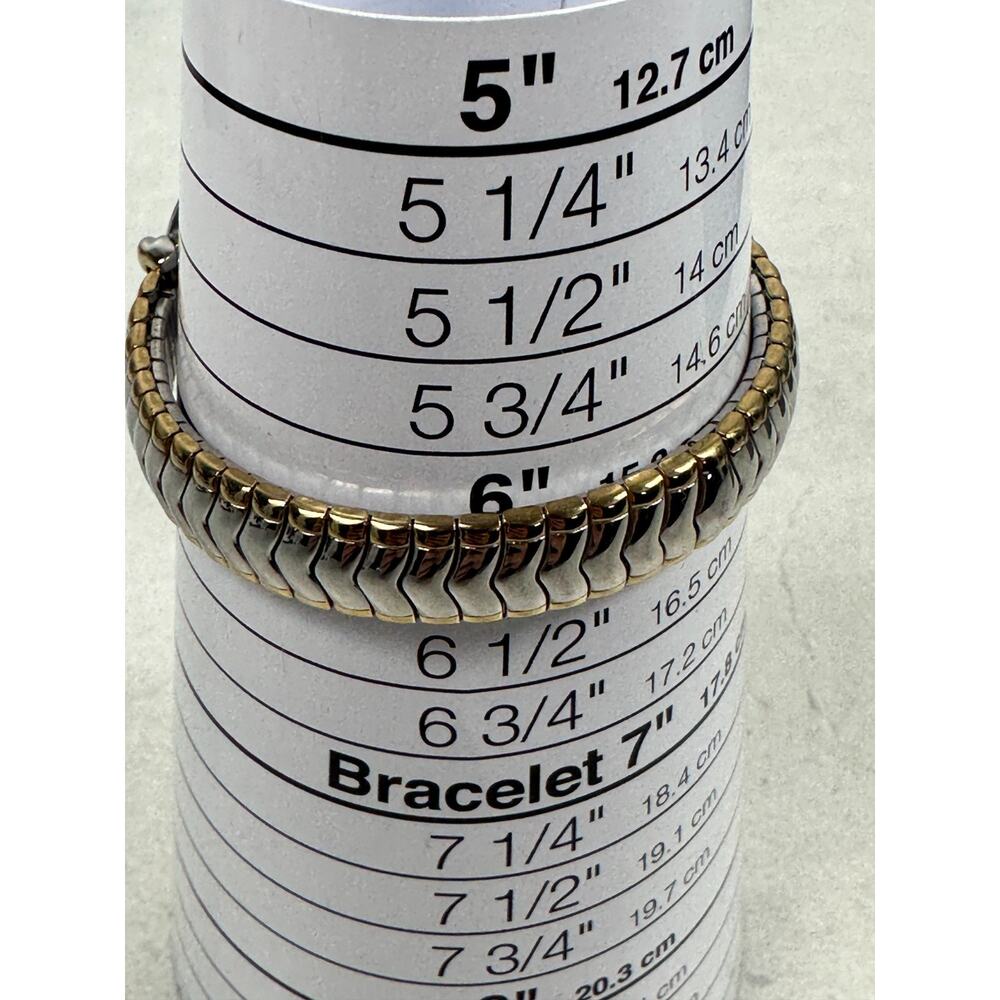Timex Watch Womens 26mm Two Tone Expansion Quartz 30M WR 6" Classic New Battery - Picture 11 of 11